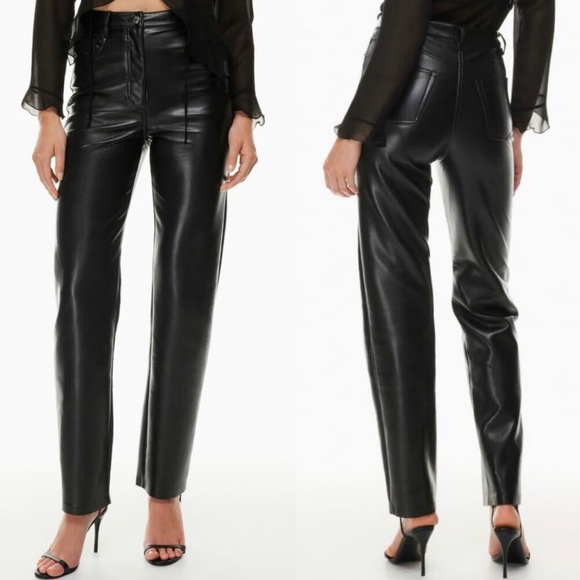Aritzia Wilfred The Melina Pant Black size 10 - Picture 2 of 12